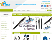 Tablet Screenshot of mktbrindes.com.br